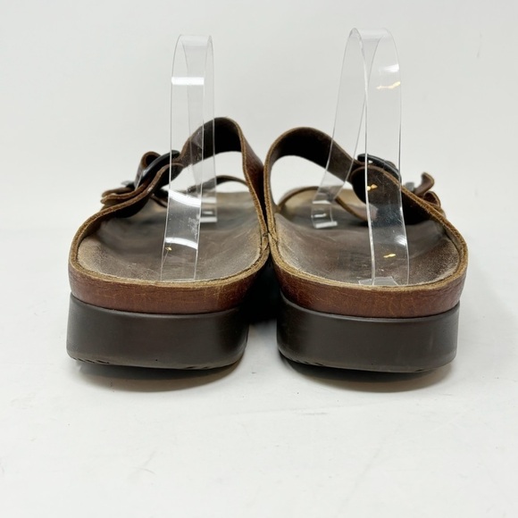 MEPHISTO Men’s Brown ZONDER Desert Buffalo Comfort Sandal Cork Footbed Size 12.5 - Picture 9 of 13